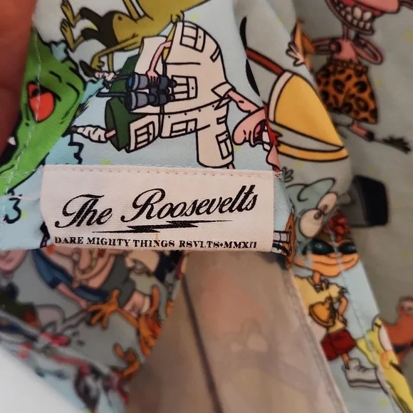 Nickelodeon x RSVLTS Short Sleeve Shirt Nickelodeon Characters Graphic Size XL - Picture 6 of 9